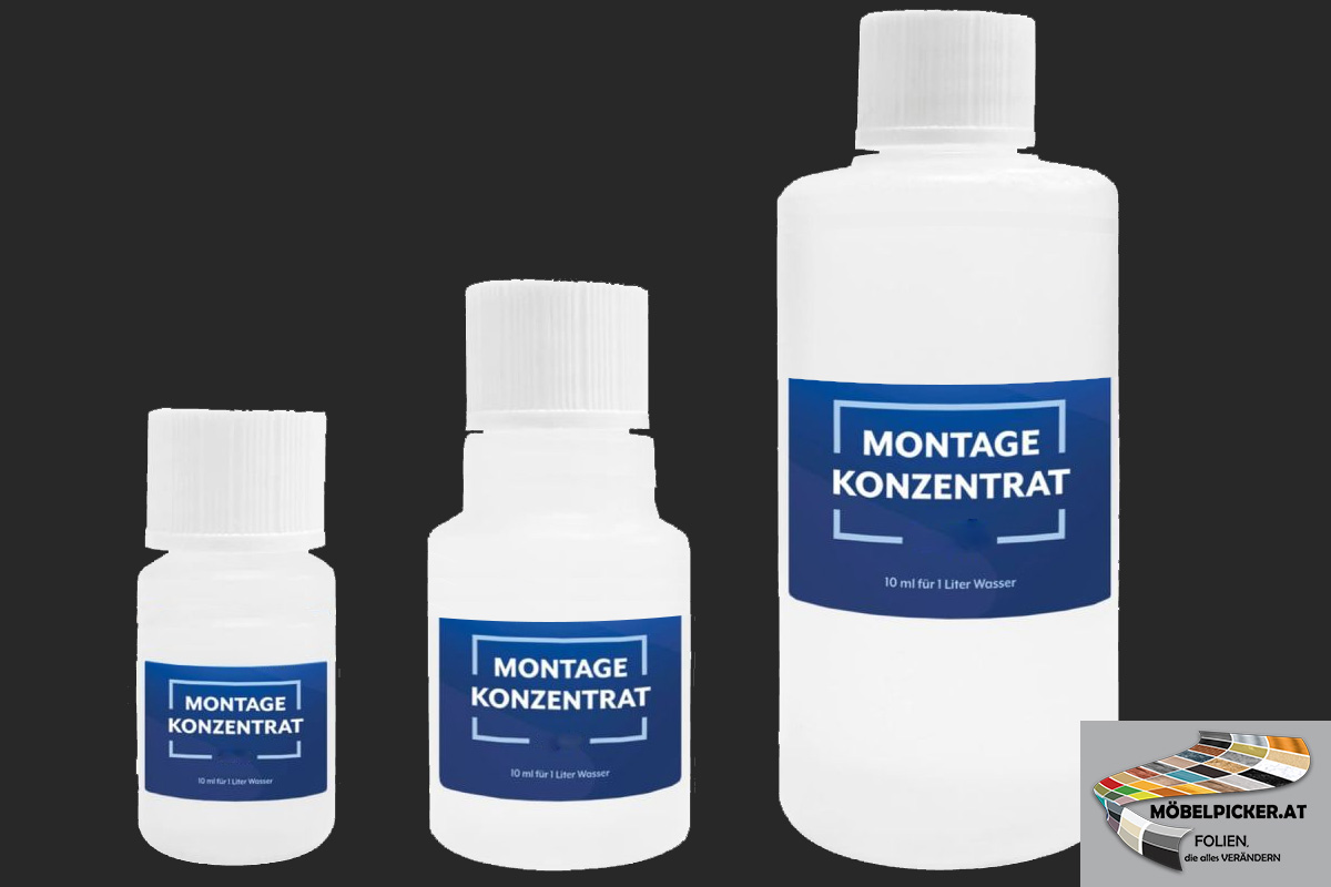 Montagekonzentrat für Fensterfolien, Montagewasser, Montageflüssigkeit